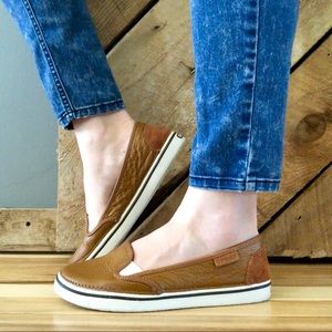 Leather Slip On Crocs